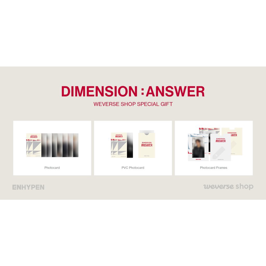 พร้อมส่ง-enhypen-dimension-answer-ไม่แกะซีล-มีของแถมวีเวิร์ส