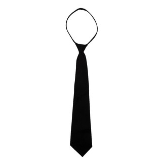 ภาพหน้าปกสินค้าเนคไทผ้าโพลีเอสเตอร์มีซิปสีดำสำหรับผู้ชาย ซึ่งคุณอาจชอบราคาและรีวิวของสินค้านี้