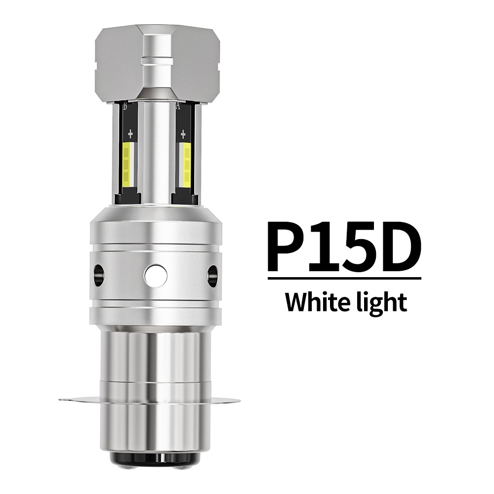 หลอดไฟหน้ารถจักรยานยนต์ LED P15D H4 H6 BA20D 1 ชิ้น | Shopee Thailand