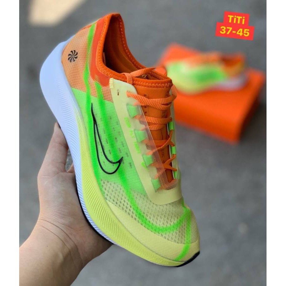 รองเท้าวิ่งไนกี้-nike-zoom-fly3-green-yellow-รุ่นยอดนิยม-มาใหม่