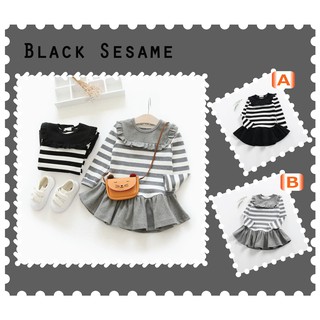 เดรสเด็ก Black Sesame Dress