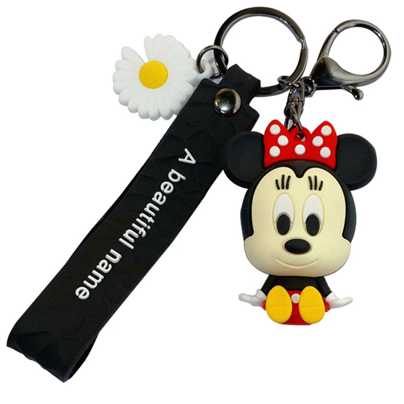 การ์ตูนมินนี่-มิกกี้พวงกุญแจ-น่ารักตุ๊กตาแหวนพวงกุญแจจี้ห้อยกระเป๋า-fashion-key-chains