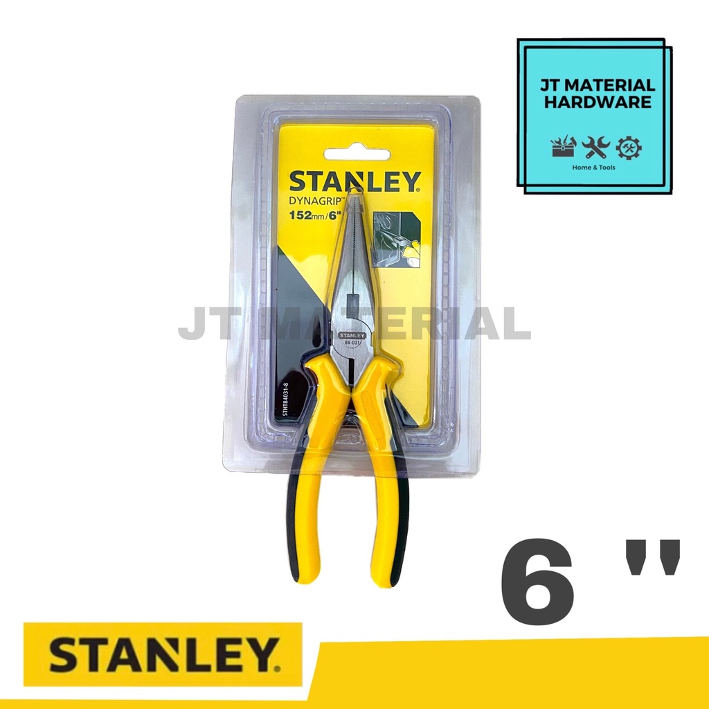 stanley-dynagrip-คีมปากแหลม-6-นิ้ว-รุ่น-stht84-031-รับรองคุณภาพ-by-jt