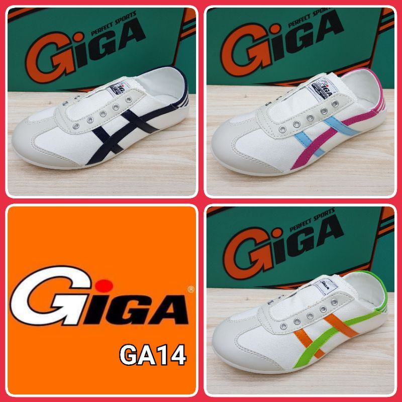 ภาพหน้าปกสินค้าGIGA GA14 รองเท้าผ้าใบ แบบไร้สาย (36-41) 100%