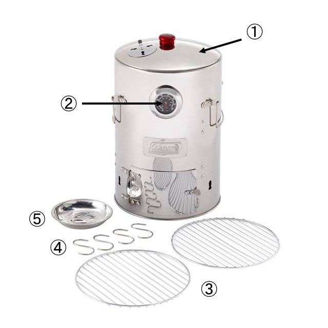 COLEMAN JAPAN Stainless SMOKER II#ชุดหม้อรมควัน สแตนเลส | Shopee