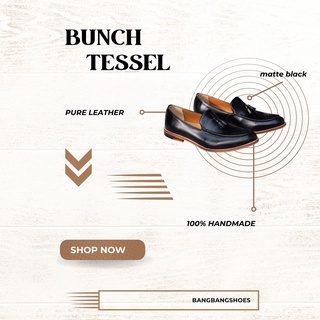 ภาพหน้าปกสินค้าbunch Tassel smooth black (matte black) ซึ่งคุณอาจชอบสินค้านี้