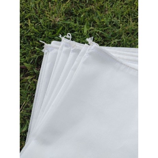 1 ใบถุงผ้าห่อเมลอน10x13นิ้ว ผ้าสปันบอนด์40HY(sss)แมลงวัลทองเจาะไม่เข้า  ผ้าหน่าทนกว่าเกรด(sss)ป้องกันสารเคมีระบายอากาศ