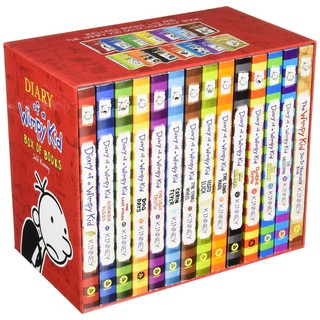 หนังสือ Diary of a Wimpy Kid Box of Books เล่ม 1-13 ปกอ่อน แถม Diy Book
