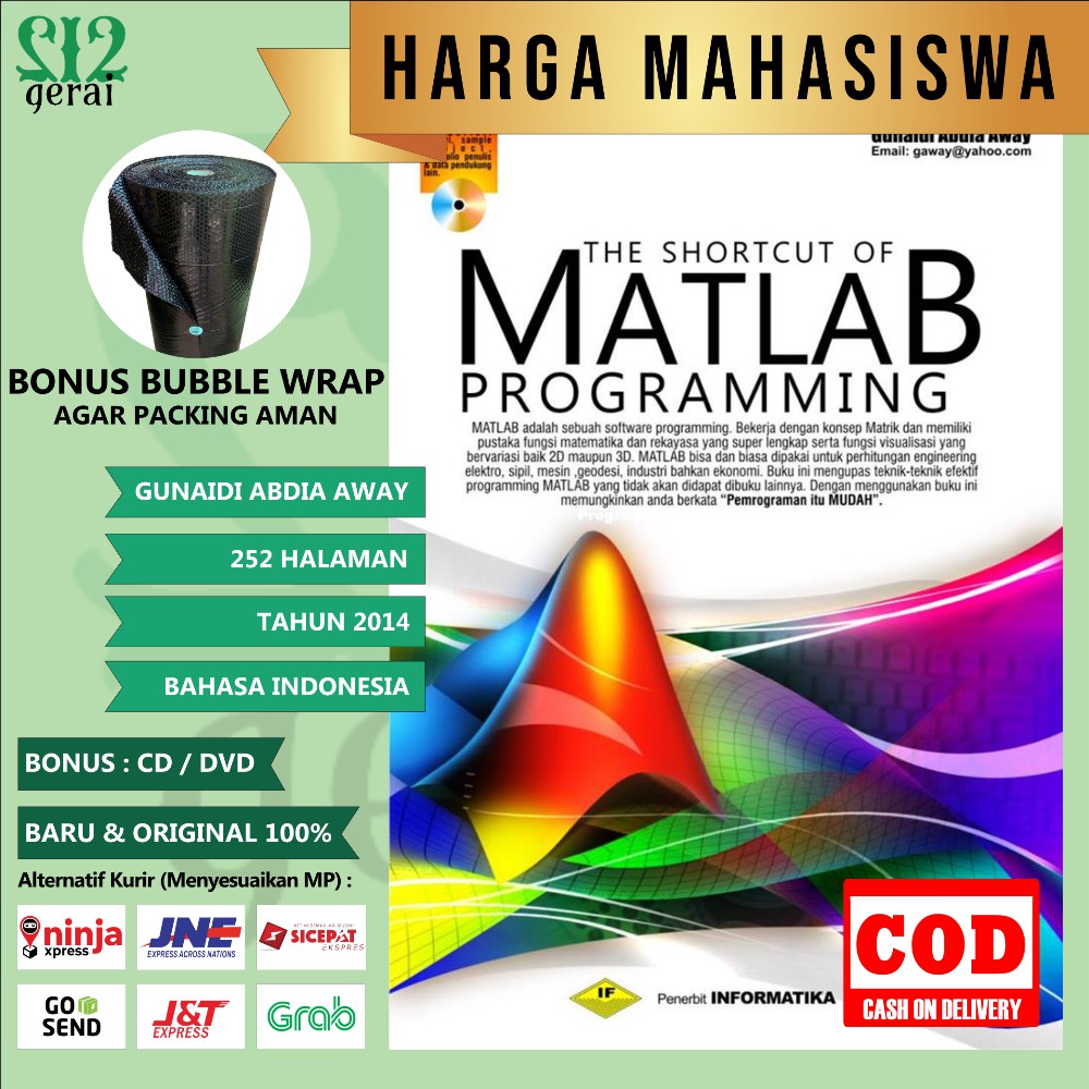 หนังสือ SHORTCUT OF MATLAB PROGRAMING ABDIA AWAY ราคานักเรียน | Shopee ...
