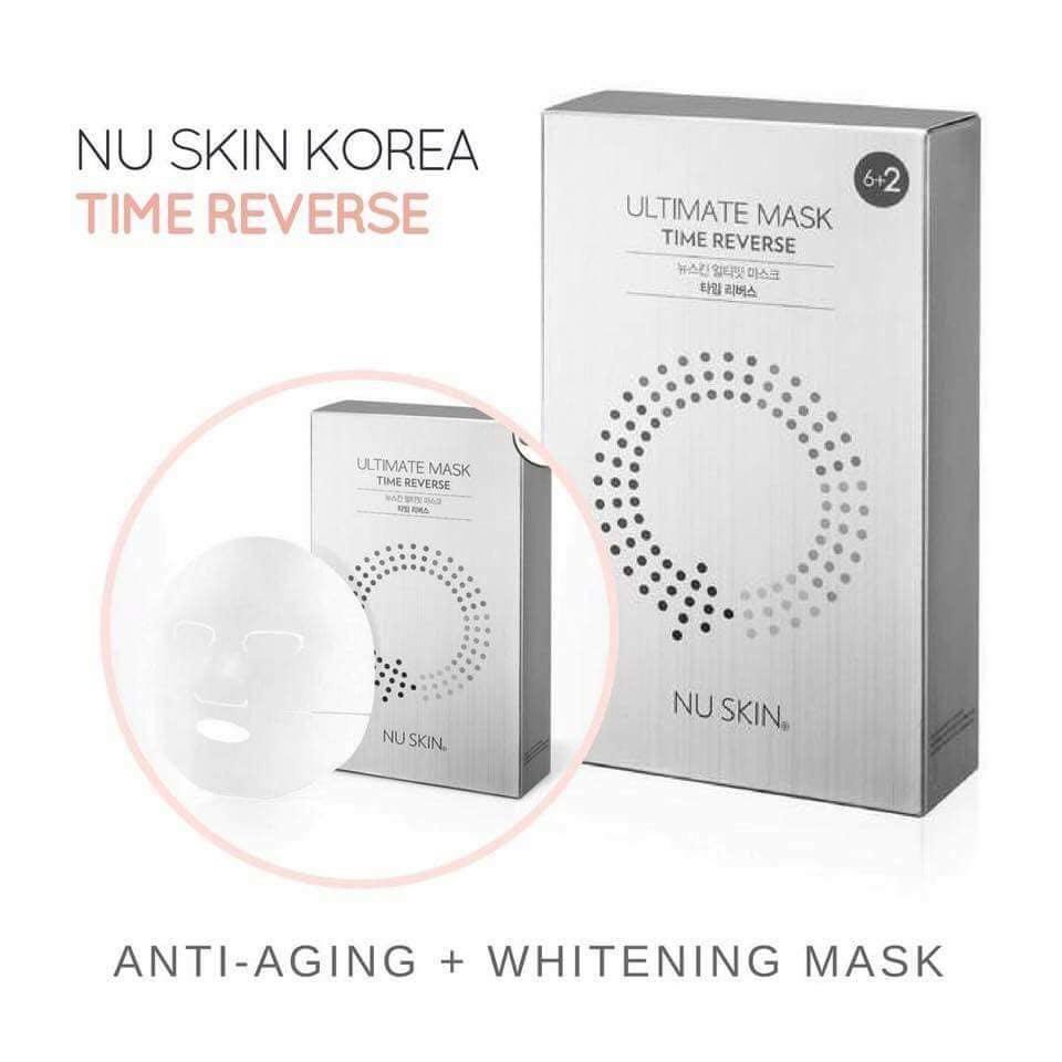 NUSKIN - Ultimate Mask time reverse ย้อนเวลาความอ่อนเยาว์ (8 แผ่น ...