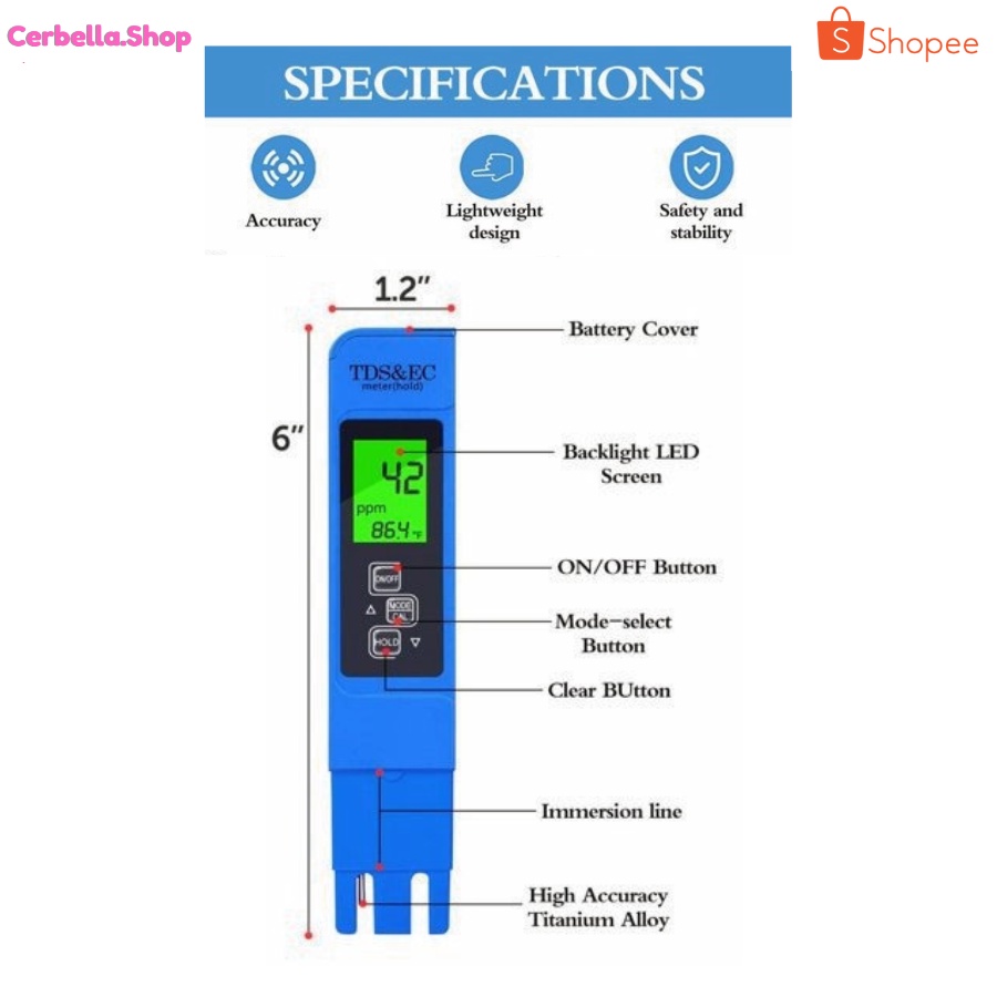 เครื่องวัดค่าน้ำ-ec-amp-tds-meter-led-เครื่องวัดค่าปุ๋ย-วัดแร่ธาตุในน้ำ-วัดความดันน้ำ-เครื่องวัดec-และ-tds-ppm-meter-tester