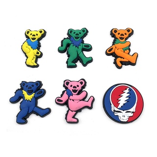 Grateful Dead รองเท้าแตะ PVC ลายการ์ตูนน่ารัก เหมาะกับของขวัญวันเกิด สําหรับผู้หญิง และผู้ชาย