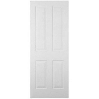 W 80X200CM 4-PANEL DOOR ประตู HDF W ศรีวิชัย 4 ฟัก 80x200 ซม. ประตูบานเปิด ประตูและวงกบ ประตูและหน้าต่าง W 80X200CM 4-PA
