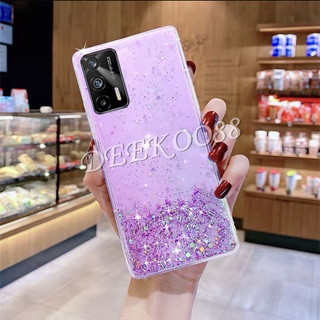 เคสโทรศัพท์ Realme GT 5G Narzo 30A 20 C17 C12 C11 X7 7 Pro 7i Phone Case Silicone Glitter Gel Transparent Clear Slim Soft Casing เคสซิลิโคน RealmeGT