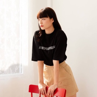 97X - black AMITYORIGINAL | Oversize T-shirt เสื้อยืดโอเวอร์ไซส์ เสื้อยืด