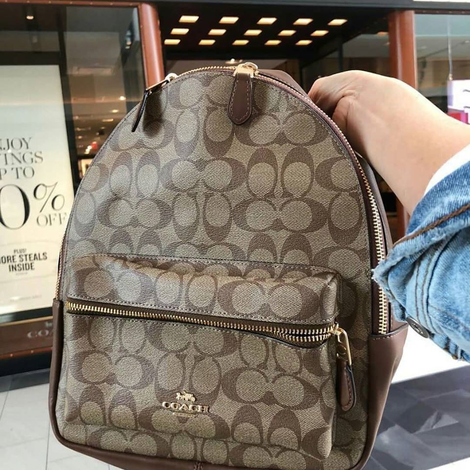 COACH MEDIUM CHARLIE BACKPACK IN SIGNATURE CANVAS Shopee Thailand