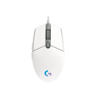 ภาพขนาดย่อของภาพหน้าปกสินค้าLogitech Gaming Mouse G102 Gen Lightsync White By Banana IT จากร้าน bananaonlineshop บน Shopee