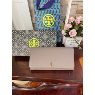 (แท้ 💯%‼) 💕 TORY BURCH Robinson Envelope Continental Wallet