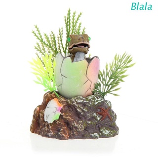 Blala Aquarium Fish Tank Decoration Baby Dinosaur Oxygen Air Operated Wheel Ornament