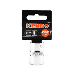 KENDO 16714 ลูกบ๊อกซ์ รู 1/2"-6P-21mm.