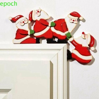 Epoch กรอบไม้ รูปซานตาคลอส กวางเอลก์ สร้างสรรค์ สําหรับตกแต่งบ้าน เทศกาล