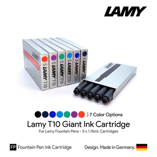 สินค้า Lamy T10 Ink Cartridge – หมึกหลอดลามี่ กล่องละ 5 หลอด
