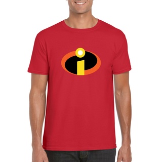 เสื้อยืด พิมพ์ลายโลโก้การ์ตูนตลก The Incredibles สําหรับผู้ชาย และผู้หญิง