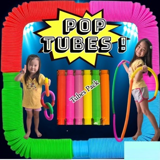 ของเล่น Pop Tubes Fidget Toys สําหรับเด็กเล่นคลายเครียด