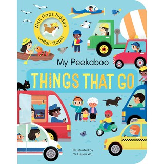 หนังสือนิทานภาษาอังกฤษ My Peekaboo Things That Go (Board book)