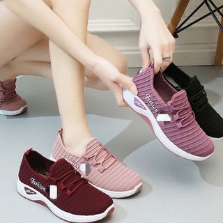(S-1040) พร้อมส่งในไทย 🚚  รองเท้าผู้หญิง sport เดซี่ รองเท้าแฟชั่น ทรงดี ไม่เจ็บเท้า ผ้าใบ