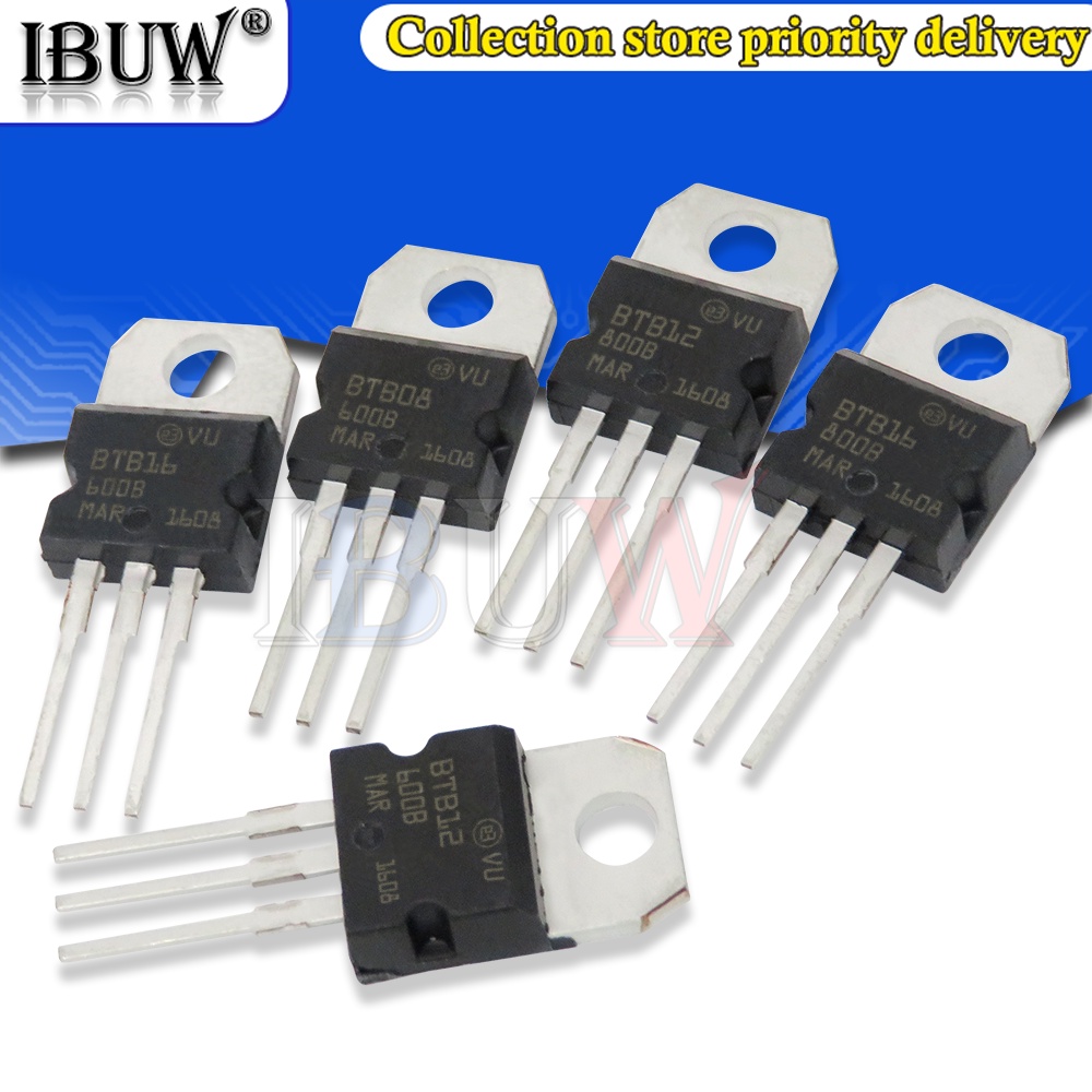 หลอดคริสตัล BTB16-600B TO-220 BTB08-600B BTB08-600 BTB12-600B BTB12-600 ...