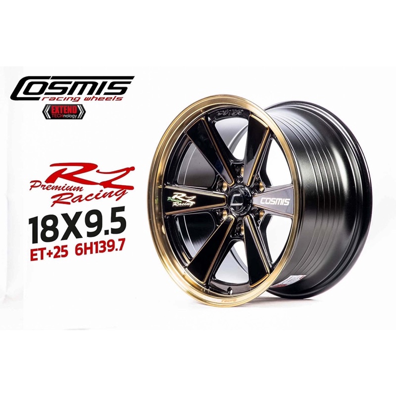 แม็ก Cosmis RZ Racing ขอบ 18 6/139 (4วง) | Shopee Thailand