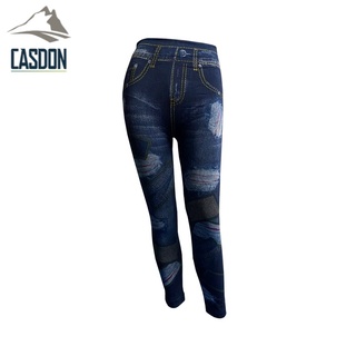 CASDON-กางเกงเลคกิ้งขายาว ใส่ออกกำลังกาย เนื้อดี ผ้าหนา ระบายอากาศได้ดีกางเกงใส่ช้อปปิ้งกางเกงใส่ไปทำงาน รุ่น FA-CC