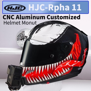 Hjc-rpha 11 CNC เมาท์คางหมวกกันน็อคอลูมิเนียม สําหรับกล้อง GoPro Max Hero 10 9 Insta360 One X2 DJI AKASO Yi SJCAM