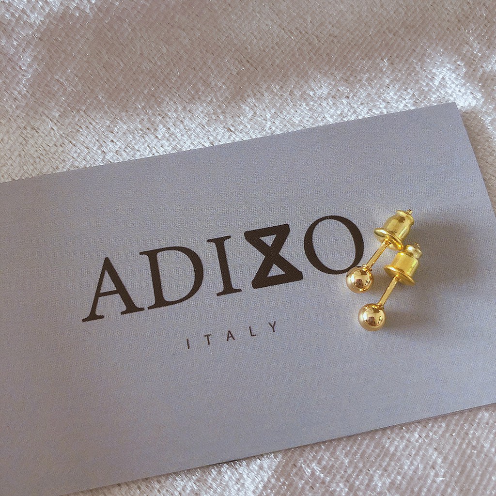 adizo-เครื่องประดับเคลือบ-ทองแท้-18k-ต่างหู-des-boules