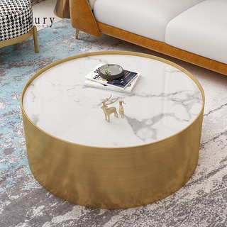 โต๊ะกลางหินอ่อน โต๊ะรับแขกหินอ่อนสแตนเลสทอง  coffee table สไตล์Luxuryสวยหรู เฟอร์นิเจอร์หรู แต่งบ้านหรู  ส่งฟรี