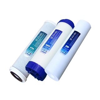 โปรโมชั่น : iFresh ไส้กรองน้ำ 5ขั้นตอน 10นิ้ว ได้3-5ไส้ PPเกร็ดคาร์บอนคาร์บอนบล๊อก สำหรับเครื่องกรองน้ำทั่วไป ไส้กรอง3ขั้นตอน