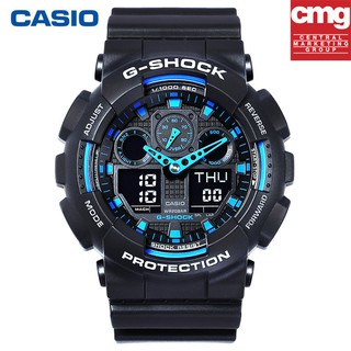 Casio watch G SHOCK แท้100 รุ่นGA 100 1A2 นาฬิกาข้อมือชาย ของแท้จัดส่งพร้อมกล่องคู่มือใบประกันศูนย์CMG 1ปีกันน้ำ img 0