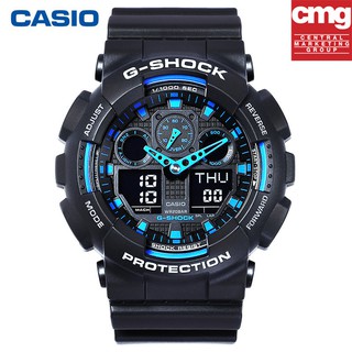 ภาพหน้าปกสินค้าCasio G-SHOCK กันน้ำและกันกระแทก GA-100-1A2 นาฬิกากีฬามีกล่องและประกัน1ปี ซึ่งคุณอาจชอบสินค้านี้