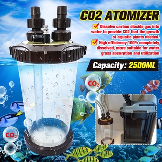 เครื่องฉีดน้ํา CO2 แบบใส 2500 มล. สําหรับตู้ปลา พิพิธภัณฑ์สัตว์น้ํา