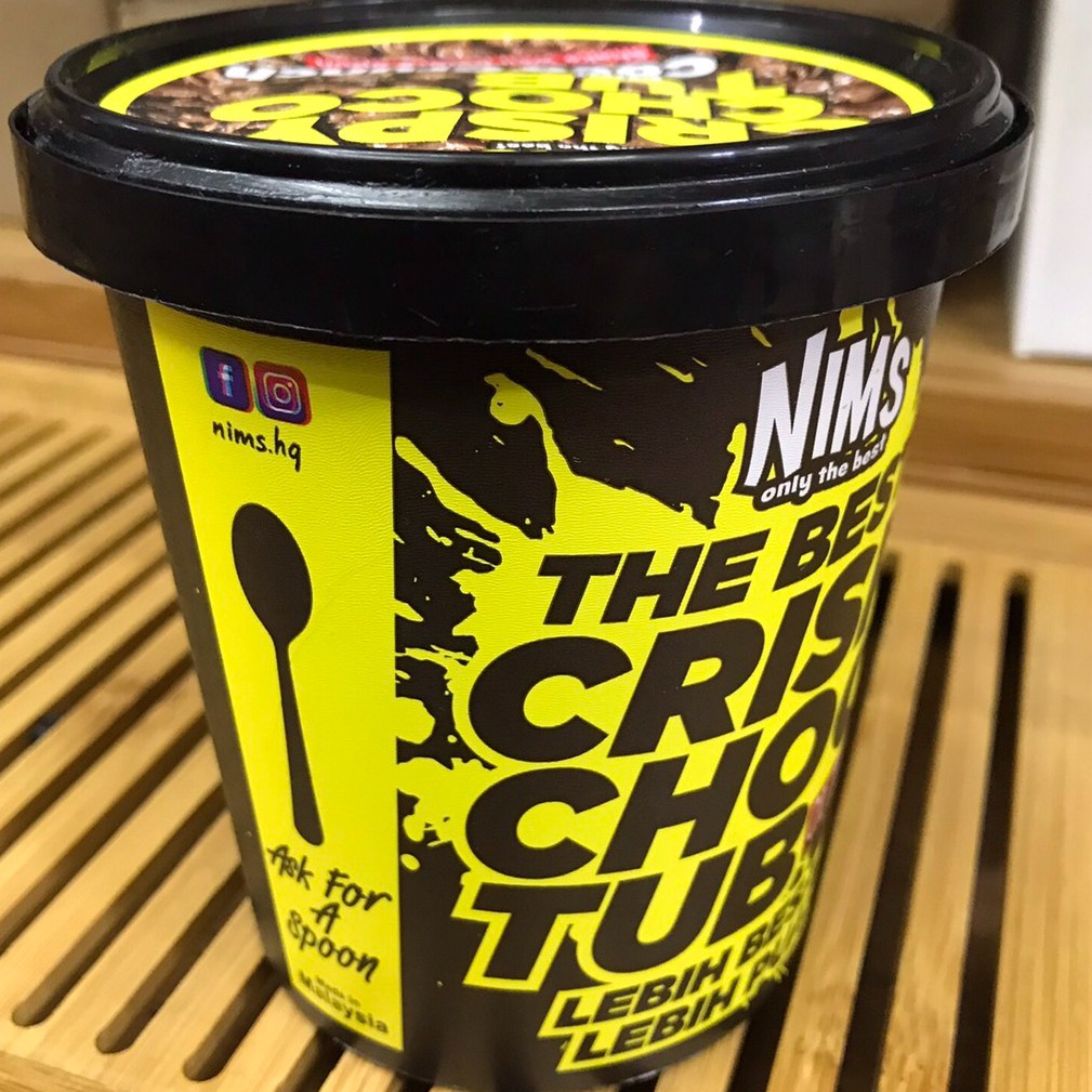 mini-crispy-choco-tub-ทำจากช็อกโกแลต