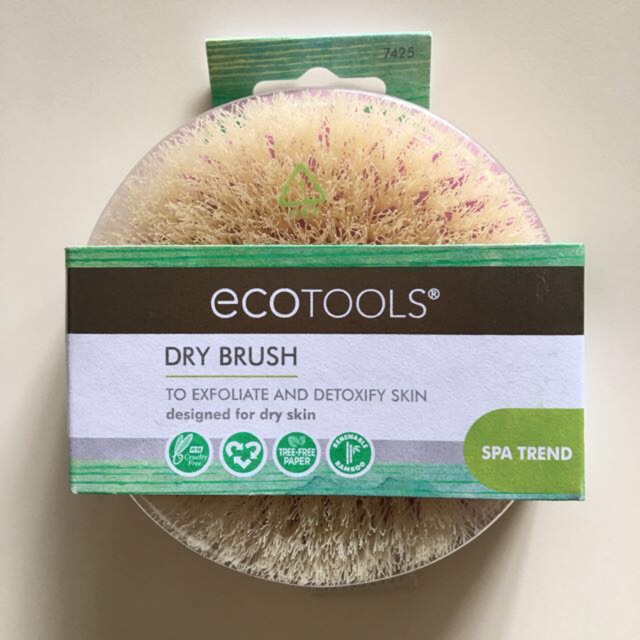 พร้อมส่ง-แปรงขัดสลายเซลลูไลท์-ecotools-dry-brush