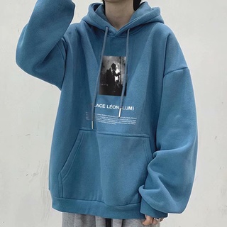 ภาพขนาดย่อของภาพหน้าปกสินค้าเสื้อกันหนาว มีฮู้ด สไตล์เกาหลี สําหรับผู้ชาย 5 สี long sleeve hoodie จากร้าน yichen98715.th บน Shopee ภาพที่ 3
