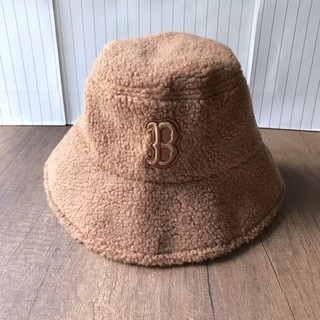 หมวก MLB Custard Cream Wol Fleece Bucket Hat