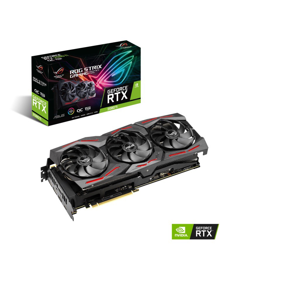 ASUS ROG STRIXブランドのGeForce RTX 2080 Ti GPU搭載カード「ROG