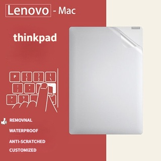 สติกเกอร์ใส ผิวด้าน มีกาวในตัว 14 นิ้ว 15.6 นิ้ว 13 นิ้ว สําหรับแล็ปท็อป Lenovo IBM Thinkpad T14S YOGA E14 X1 CARBON E15 X13 13S ThinkBook15 16P 14P P15 14S 15P