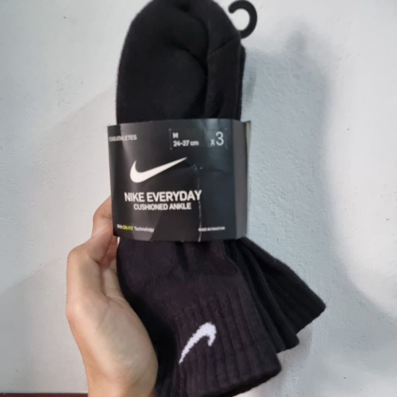 แบ่งขาย-แพ็ก-nike-ถุงเท้า-everyday-cush-ankle-24-27cm-ไนกี้-ลิขสิทธิ์แท้-ป้ายshop-ไทย