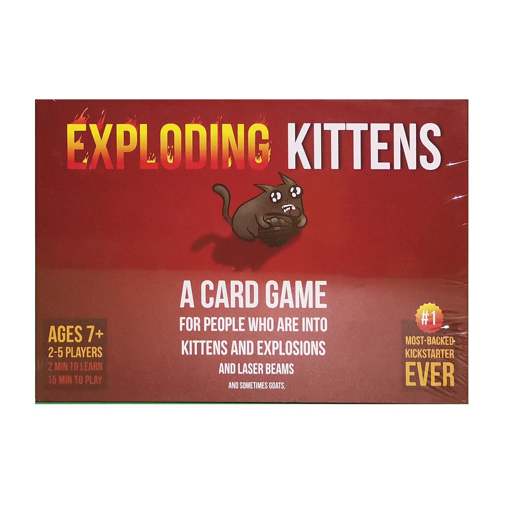 Game Card Exploding Kittens Red Original Edition Box เกมส์การ์ดแมว ...