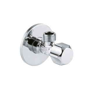 STOP VALVE ONE WAY GROHE 22032000 CHROME สต๊อปวาล์ว 1ทาง GROHE 22032000 สีโครม วาล์วและสต๊อปวาล์ว ก๊อกน้ำ ห้องน้ำ STOP V