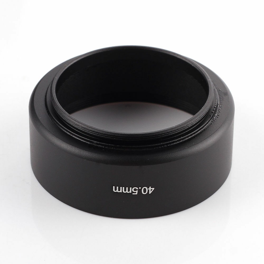 ฮูดเลนส์-standard40-5mm-metal-lens-hood-cover-filter-lens-สำหรับ-canon-nikon-sony-ช่วยป้องกันแสงสะท้อนหน้าเลนส์-หรือบังแ